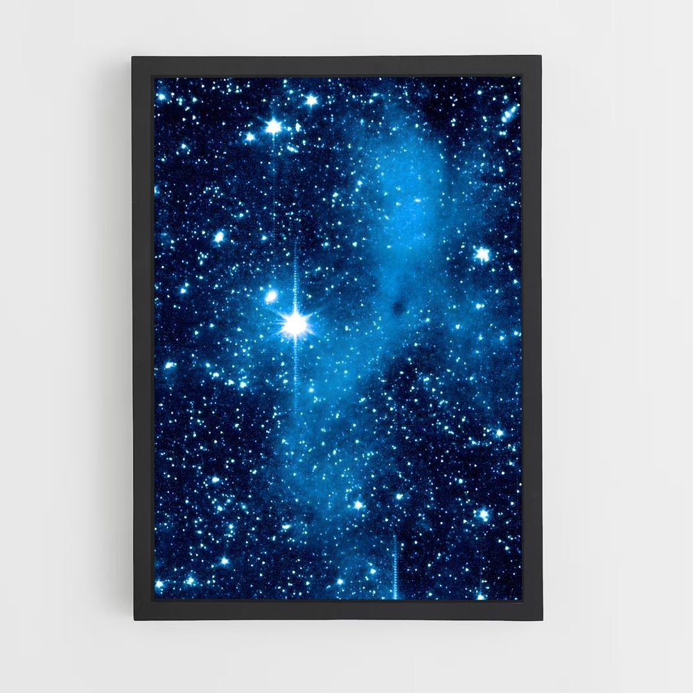 Poster Nébuleuse Pleiades – affiche Étoiles (vue 2)